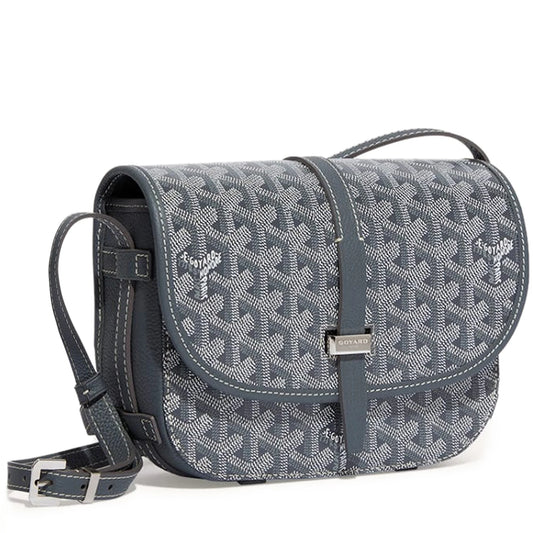 Goyard Goyardine Belvedere II Grey PM Messenger Bag